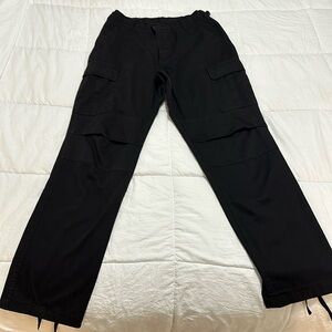 Local European Black Cargo Pants
